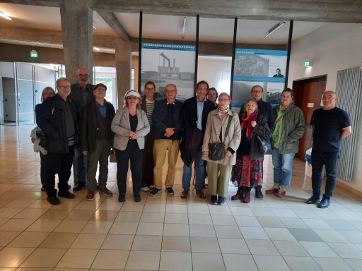 "Denkmal Bauhaus - ehemalige Gewerkschaftsschule Bernau" Führung im WITTWER/MEYER-Bau Besuch im "Bauhaus Welterbe Bernau" 25.9.2025, mit Gästen: WITTWER/MEYER-Bau und im Lehrerhaus mit Ausstelllung.